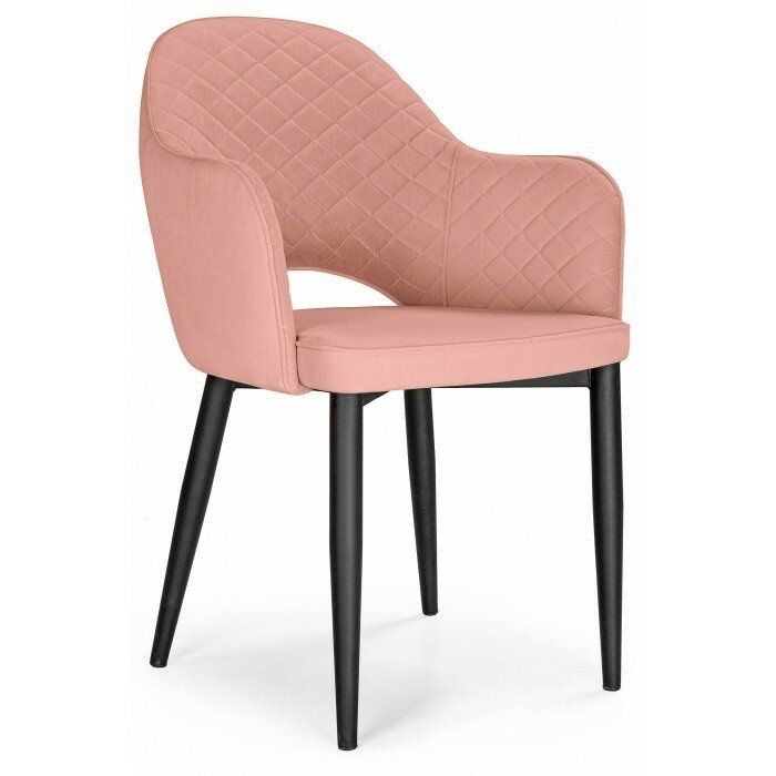 Стул на металлокаркасе Vener coral / black Стул на металлокаркасе Vener coral / black