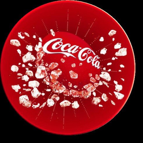 Прямоугольная столешница Werzalit (60х80 см) Cola печать Красный Прямоугольная столешница Werzalit (60х80 см) Cola печать Красный