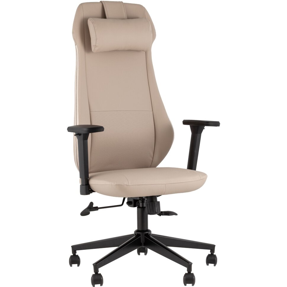 Кресло руководителя TopChairs Trophey бежевый 