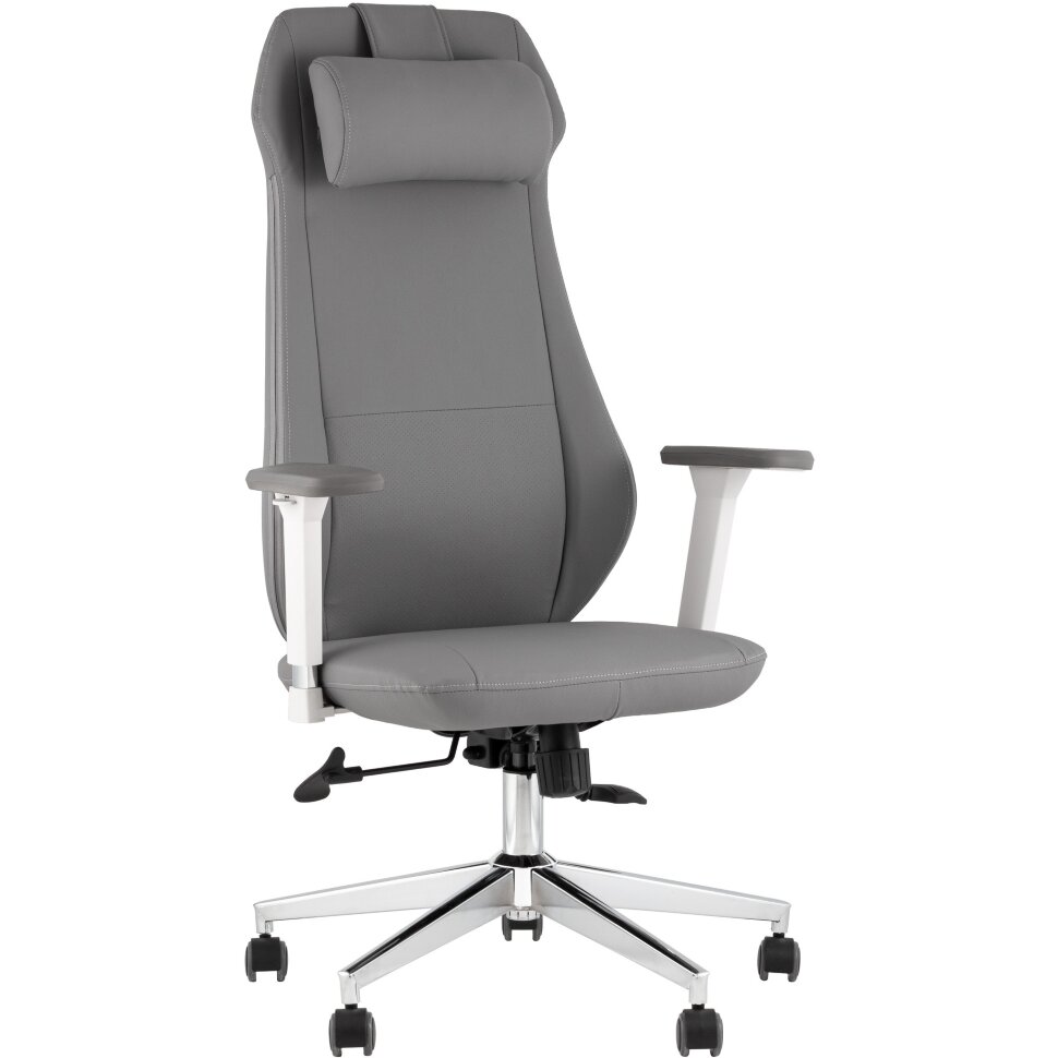 Кресло руководителя TopChairs Trophey серый 