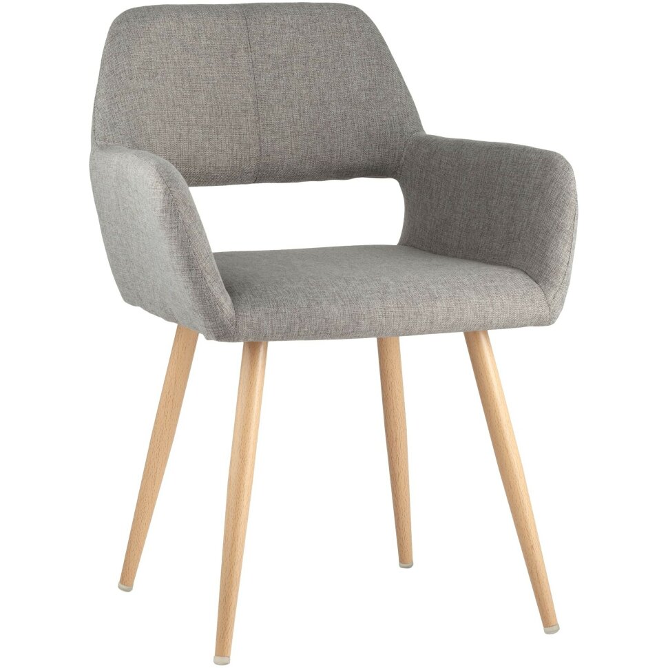 Стул Stool Group Кромвель серый обивка плотная ткань, металлические ножки Стул Stool Group Кромвель серый обивка плотная ткань, металлические ножки