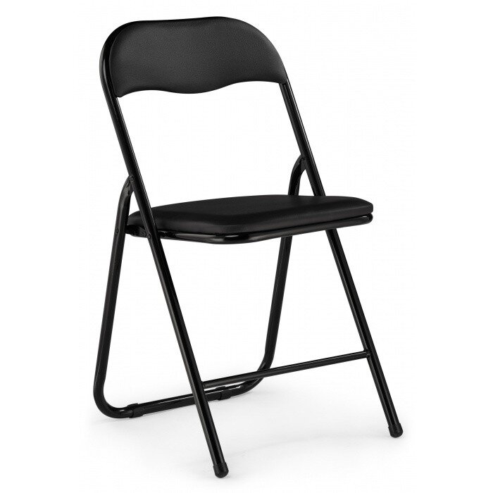 Стул на металлокаркасе Fold 1 складной black / black 