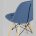 Стул Stool Group DSW SOFT синий обивка рогожка ножки массив бука металлический каркас 