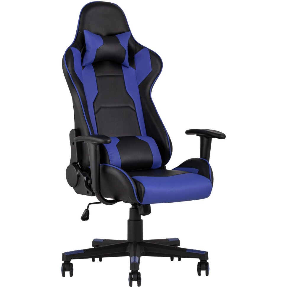 Кресло игровое TopChairs Diablo синее Кресло игровое TopChairs Diablo синее