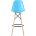 Стул Eames DSW барный бирюзовый 