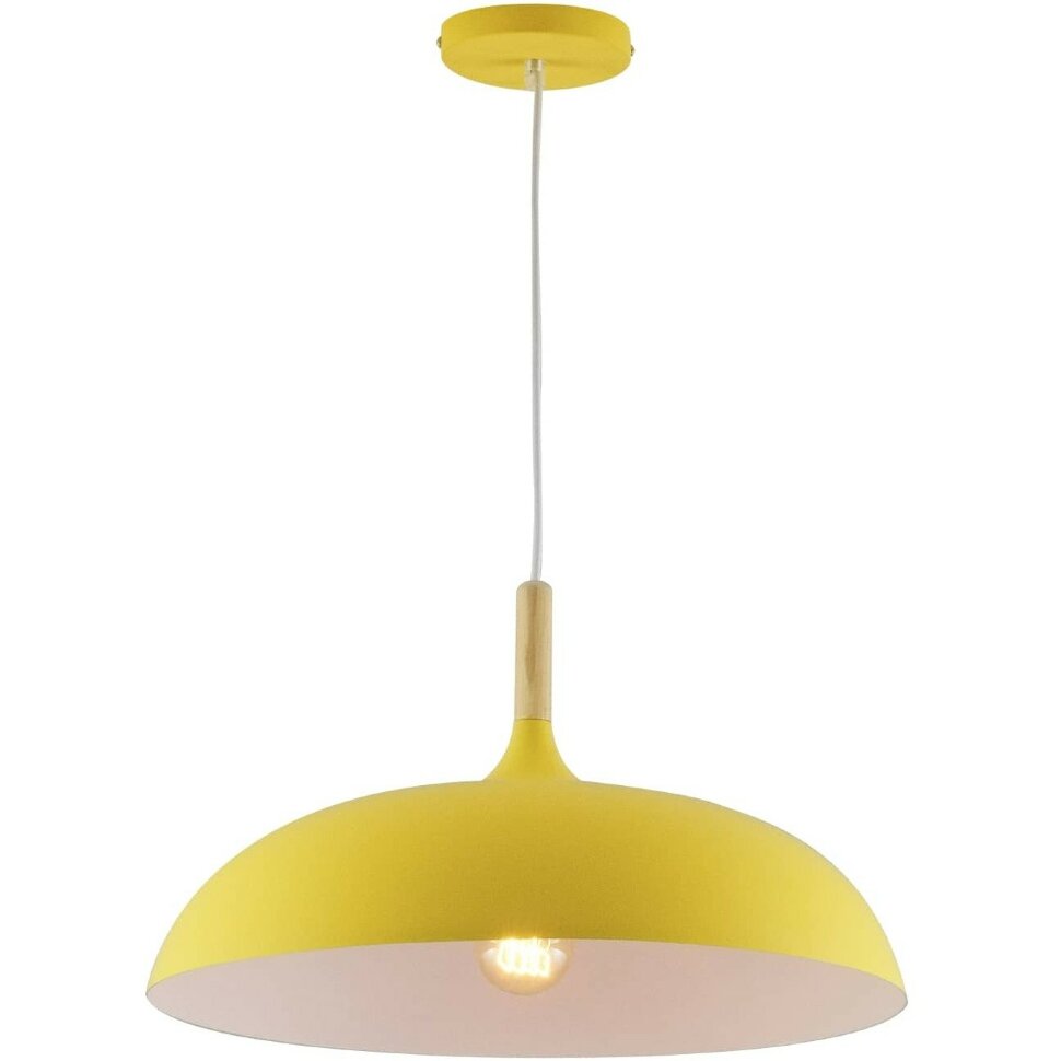 Светильник Moderli GD-C001-E450 желтый Eline 1*E27*60W подвесной Светильник Moderli GD-C001-E450 желтый Eline 1*E27*60W подвесной