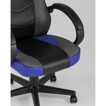 Игровое кресло TopChairs TopChairs Sprinter синее геймерское 