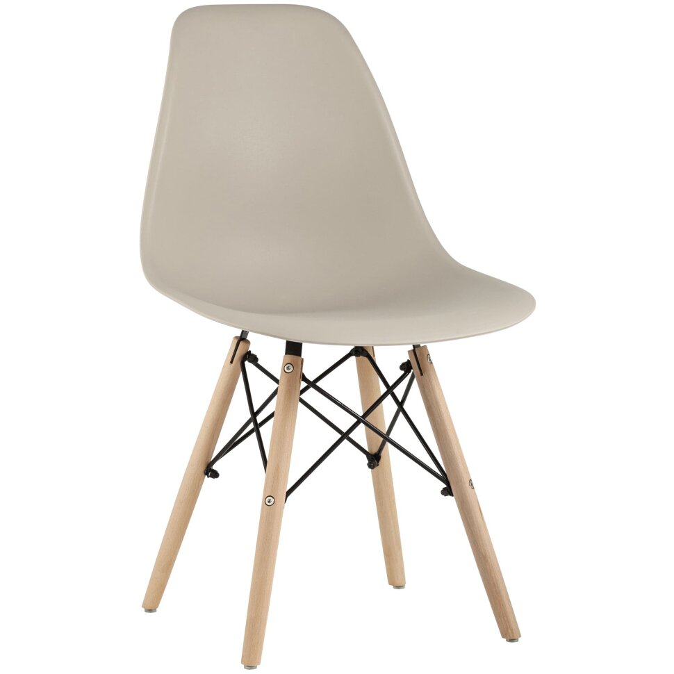 Стул Eames Style DSW бежевый 