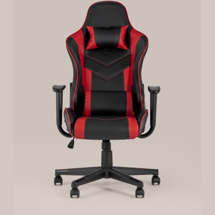 Игровое кресло Stool Group компьютерное TopChairs Impala красное геймерское 