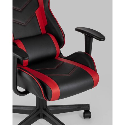 Игровое кресло Stool Group компьютерное TopChairs Impala красное геймерское 