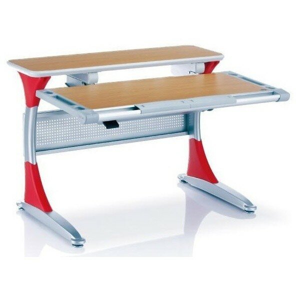 Детская парта Comf-pro Harvard BD333 трансформер вишня/красный Серый Детская парта Comf-pro Harvard BD333 трансформер вишня/красный Серый