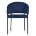 Стул на металлокаркасе Лео синий Brendy Classic Blue 08 / черный 
