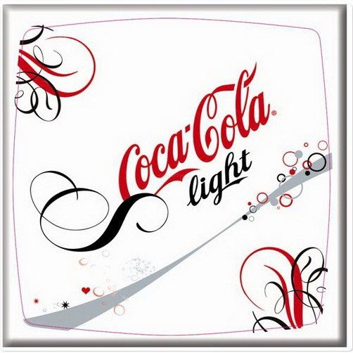 Круглая столешница Werzalit (70 см) coca cola lightl печать Белый Круглая столешница Werzalit (70 см) coca cola lightl печать Белый