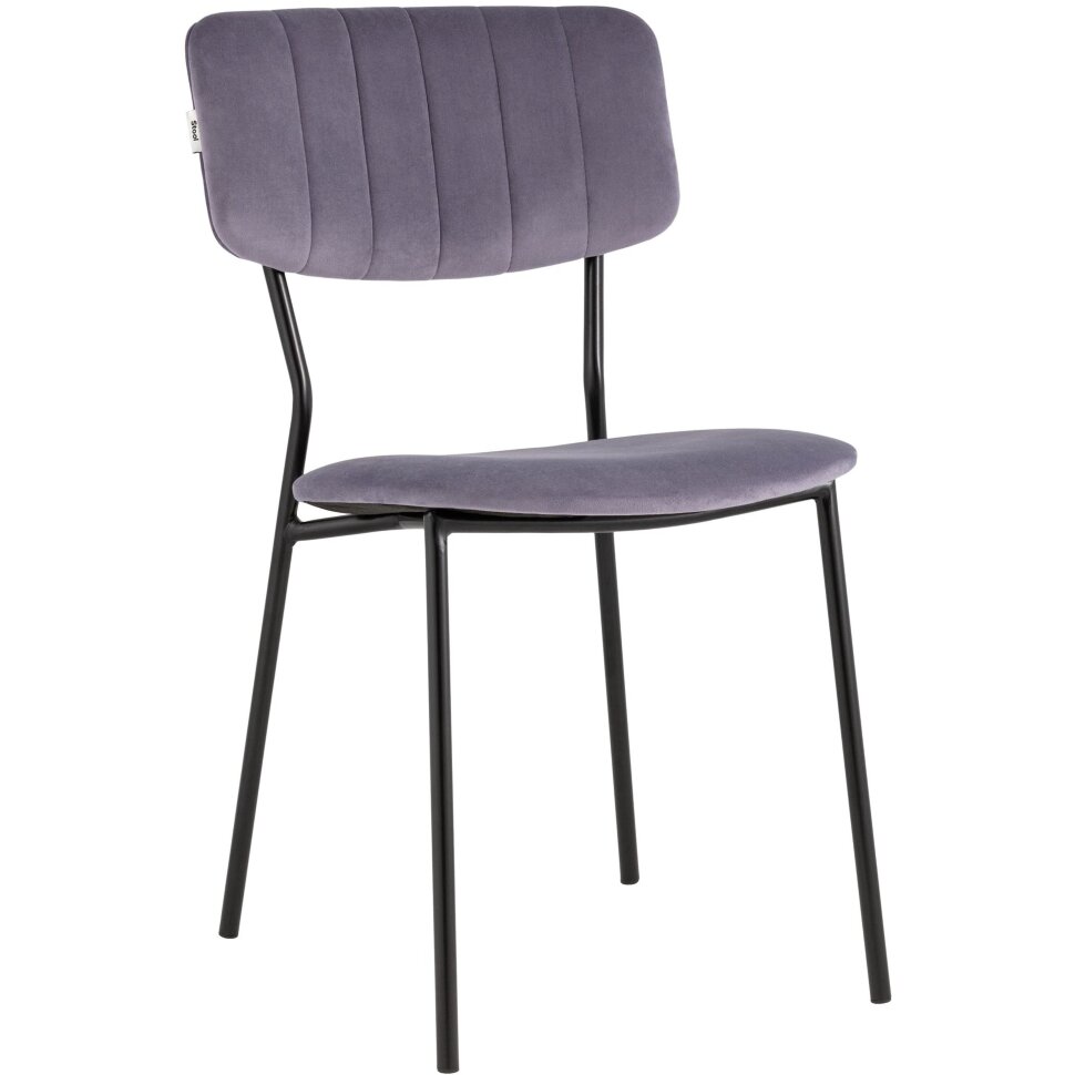 Стул Stool Group для кухни Бандо велюр пыльно-сиреневый черные ножки из металла Стул Stool Group для кухни Бандо велюр пыльно-сиреневый черные ножки из металла