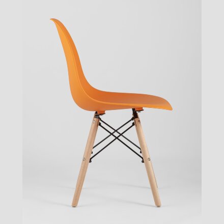 Стул Eames Style DSW оранжевый 