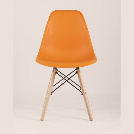 Стул Eames Style DSW оранжевый 