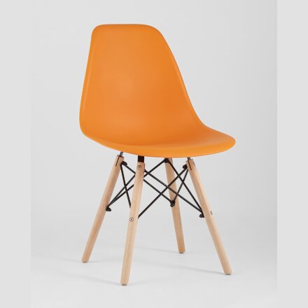 Стул Eames Style DSW оранжевый 
