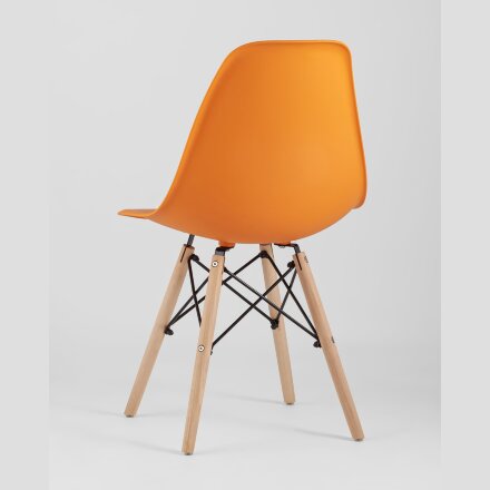 Стул Eames Style DSW оранжевый 