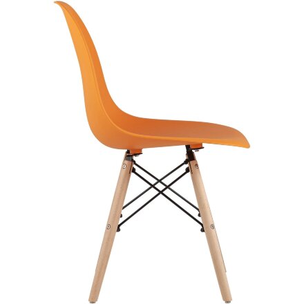 Стул Eames Style DSW оранжевый 