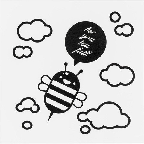 Накладка металлическая на фасад Bee С рисунком