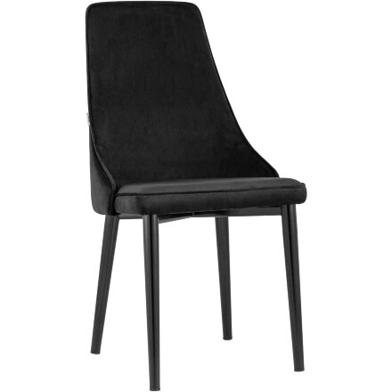 Стул Stool Group Ларго велюр черный 
