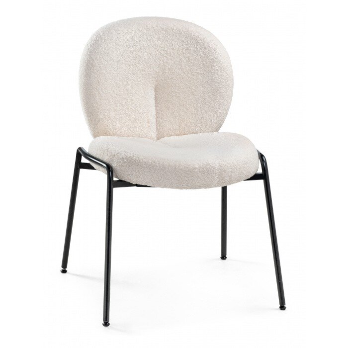 Стул на металлокаркасе Kalipso 1 white / black Стул на металлокаркасе Kalipso 1 white / black