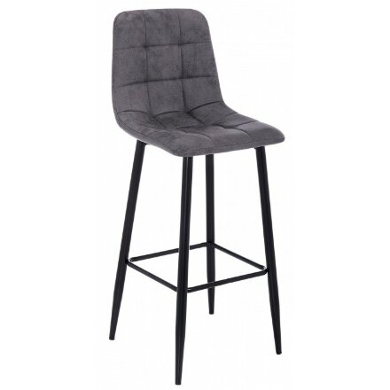Барный стул Chio dark black / grey 