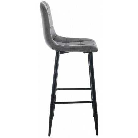 Барный стул Chio dark black / grey 