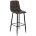 Барный стул Chio dark black / dark brown 