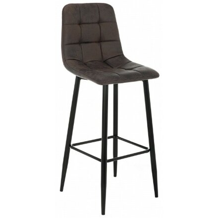 Барный стул Chio dark black / dark brown 