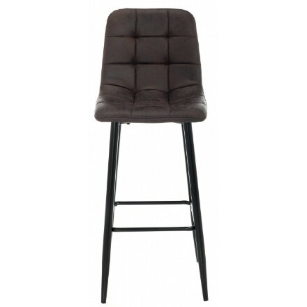 Барный стул Chio dark black / dark brown 