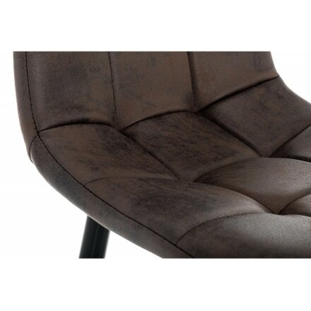 Барный стул Chio dark black / dark brown 