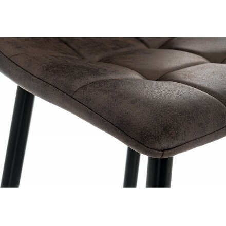 Барный стул Chio dark black / dark brown 